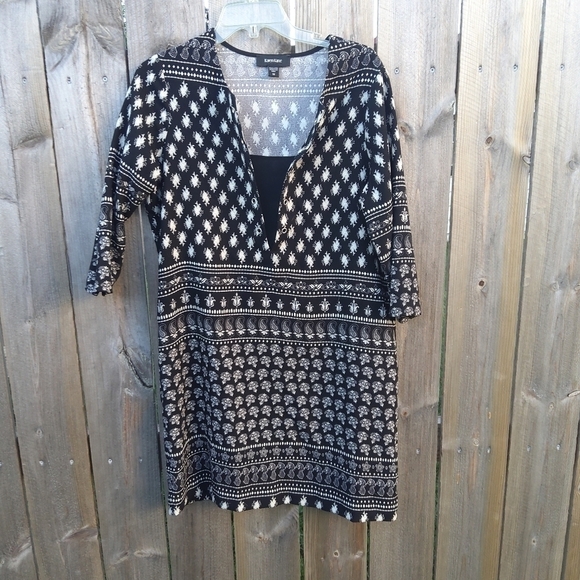 KAREN KANE PATTERNED MEDIUM D SHEATH DRESS - Picture 1 of 5
